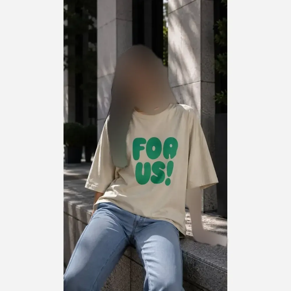 تیشرت باکسی پنبه 100٪ زنانه و دخترانه فری سایز