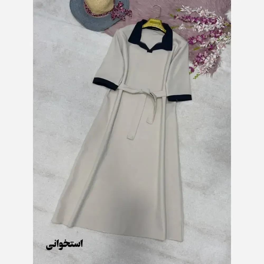 پیراهن کفتان زنانه جنس مازراتی مدل شایلی فری سایز