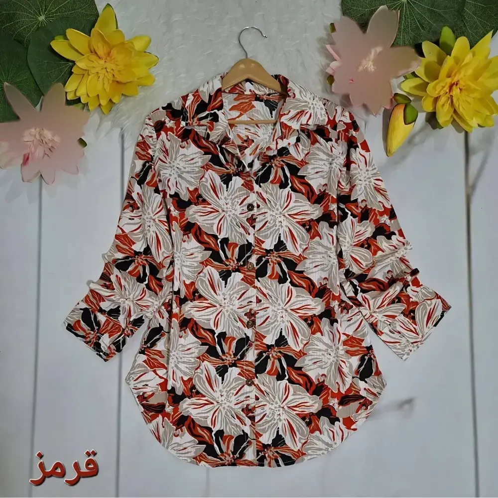 شومیز زنانه کرسپو پفکی مجلسی سایز 38 تا 46