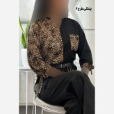شومیز طرحدار نجلا کرپ بوگاتی سایز 38 تا 50