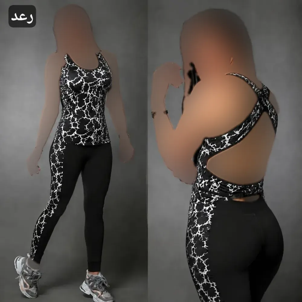 ست تاپ و شلوار زنانه پشت ضربدری ویسکوز الیزه فری سایز 36 تا 50