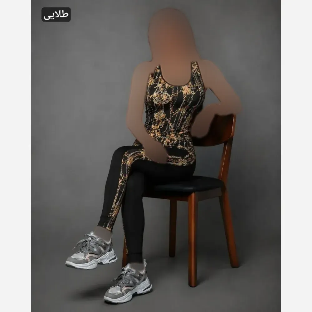 ست تاپ و شلوار زنانه پشت ضربدری ویسکوز الیزه فری سایز 36 تا 50