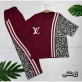 ست تیشرت و شلوار پنبه باکیفیت فری سایز ترانه