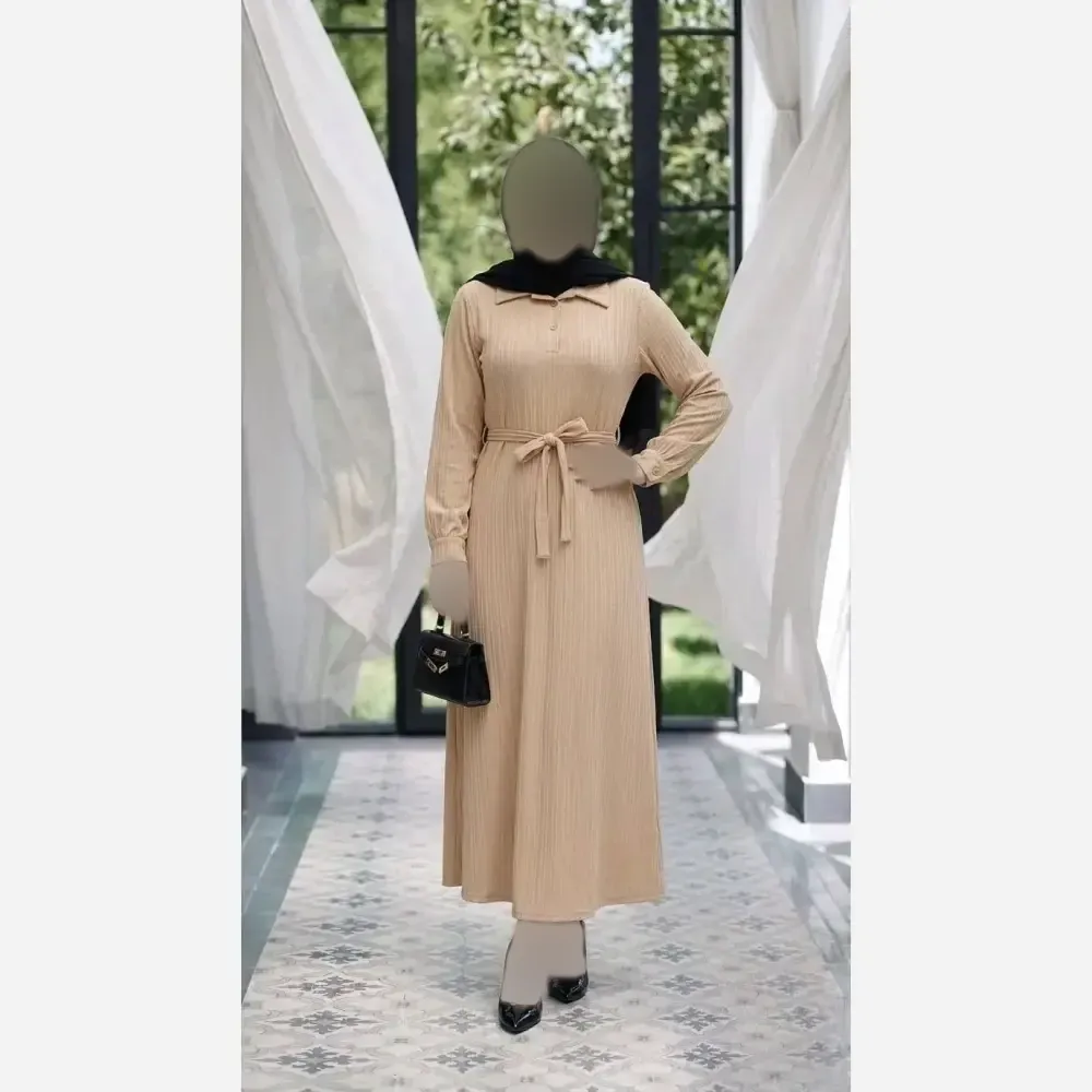 پیراهن بلند زنانه جنس سوپر آیوا درجه یک فری سایز