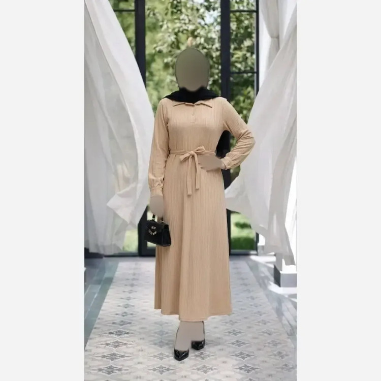 پیراهن بلند زنانه جنس سوپر آیوا درجه یک فری سایز