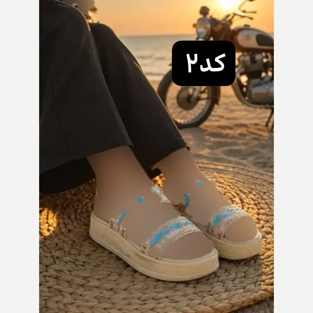 صندل سنتی زنانه زیره پلیمر سبک راحت پاخور شیک سایز 37 تا 40