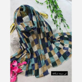 شال ماه تاج برشکا کریشه سافت ابعاد 195x58 فری سایز شیک و دلبر خنک بدون چروک