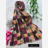 شال ماه تاج برشکا کریشه سافت ابعاد 195x58 فری سایز شیک و دلبر خنک بدون چروک
