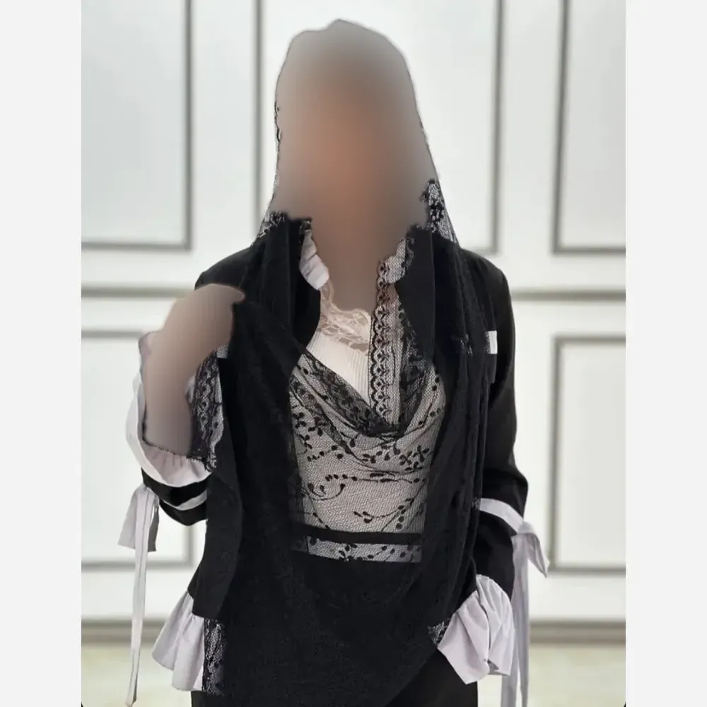 شال تور دانتل با حاشیه دانتل طرحدار در رنگ بندی متنوع سایز فری ابعاد 180*70