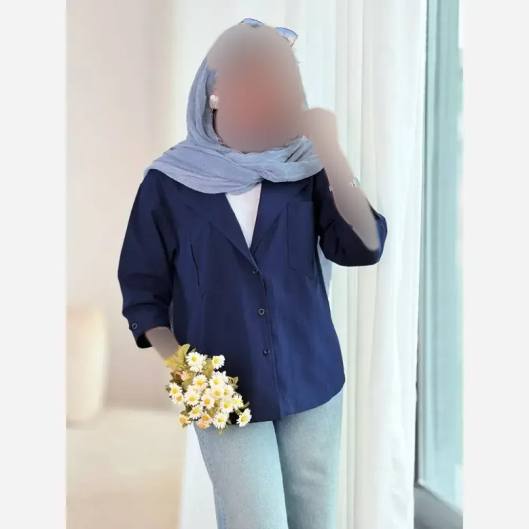 شومیز آستین فلشی پناه پری ایرانی فری سایز 38 تا 46 رنگبندی متنوع
