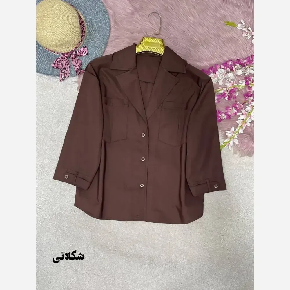 شومیز آستین فلشی پناه پری ایرانی فری سایز 38 تا 46 رنگبندی متنوع