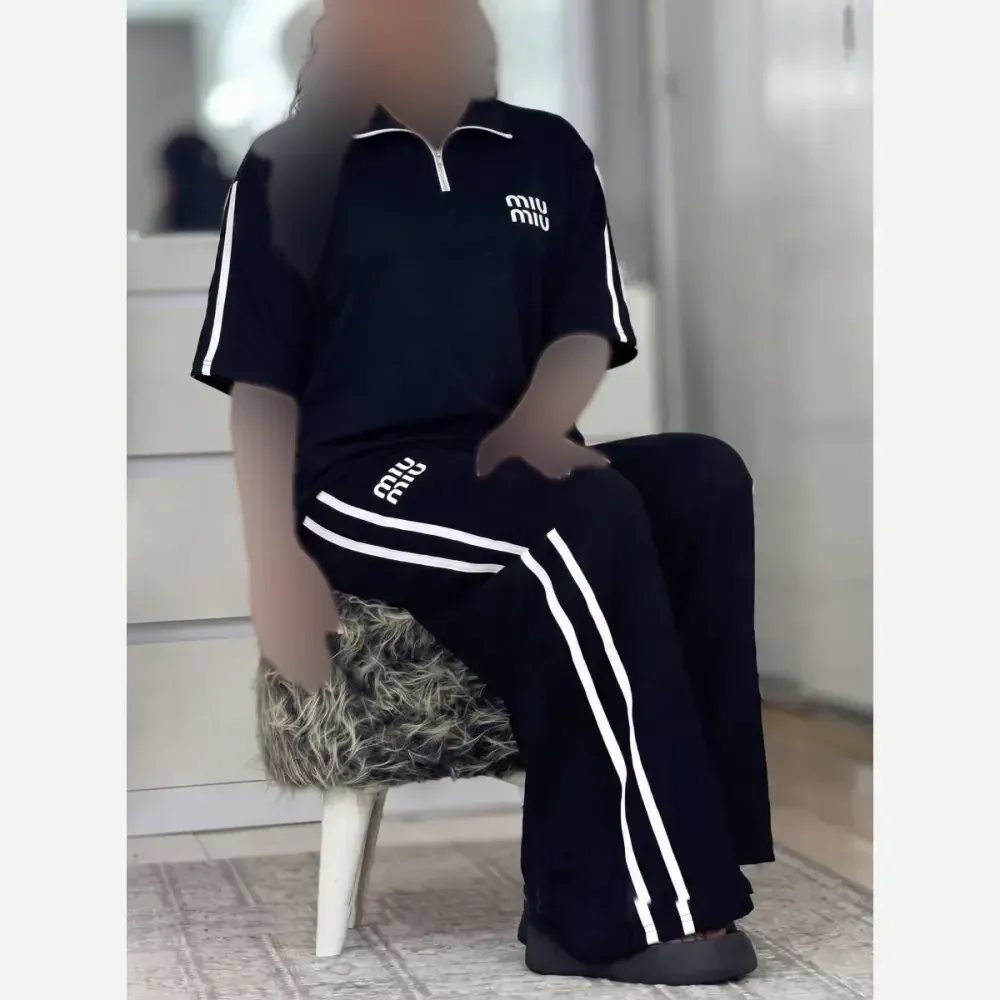 ست بارلی زنانه پنبه گلکسی مشکی سایز فری38_46