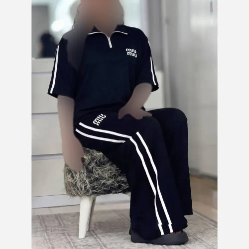 ست بارلی زنانه پنبه گلکسی مشکی سایز فری38_46
