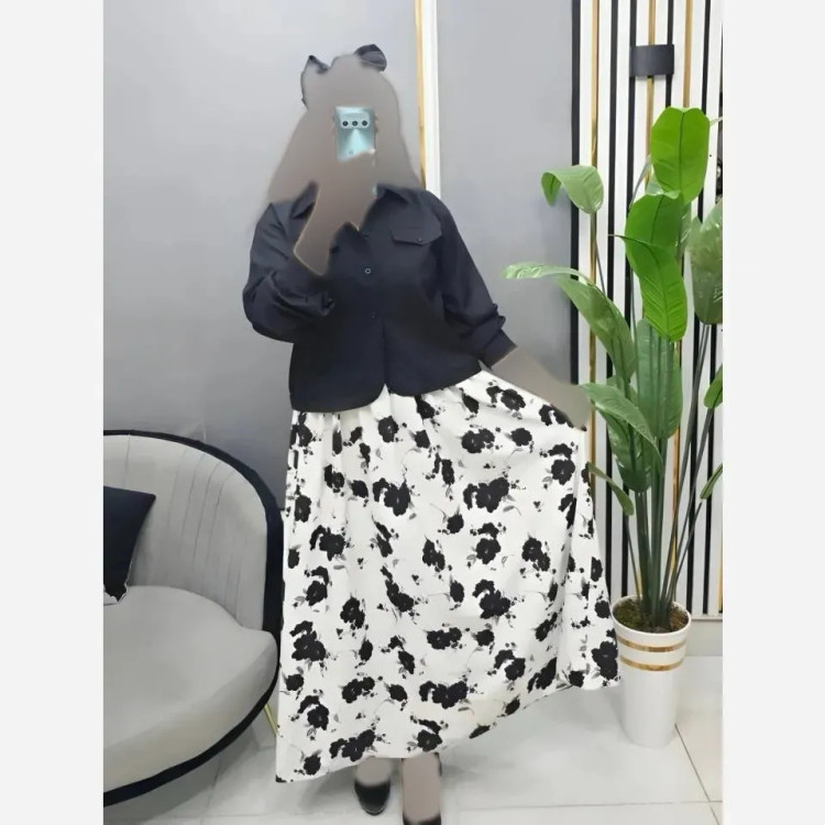 ست دیبابمب زنانه زیره بوگاتی رویه صوفیا گلبهی سرمه ای مشکی فری سایز 38 تا 46