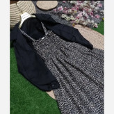 ست دیبابمب زنانه زیره بوگاتی رویه صوفیا گلبهی سرمه ای مشکی فری سایز 38 تا 46