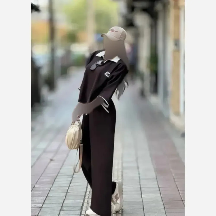 ست تیشرت و شلوار مازراتی miu miu
