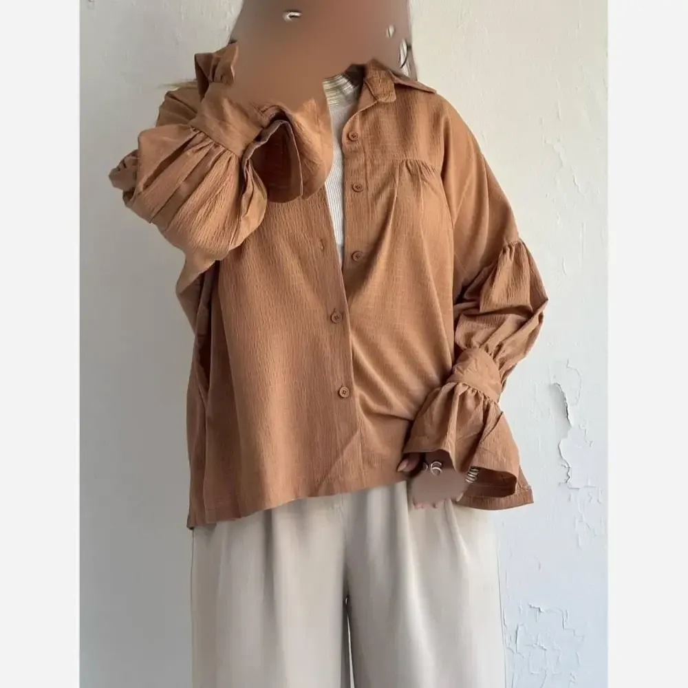 شومیز باکسی چینه پنبه سوپر طرح ابرو بادی فری سایز 36 تا 48