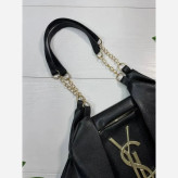 کیف چرم یاشیل زنانه طلایی سایز آزاد 50*25 سانت