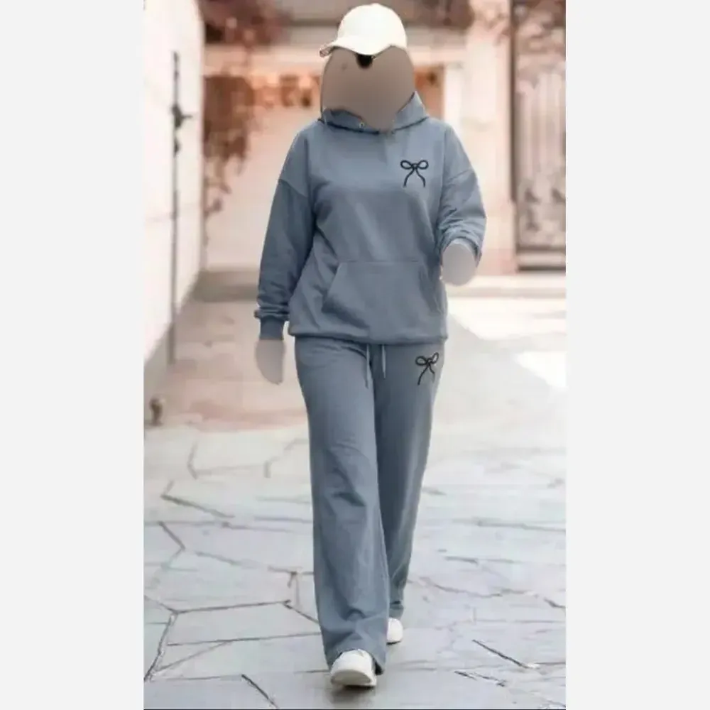 هودی و شلوار اریک پنبه گلکسی فری سایز زنانه مردانه