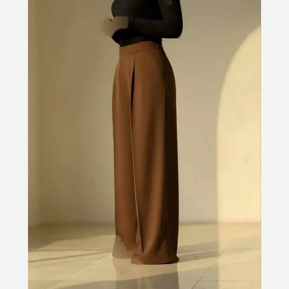شلوار بگ مازراتی زنانه جنس درجه یک و گرم بالا در شش رنگ و سایز L تا 3XL