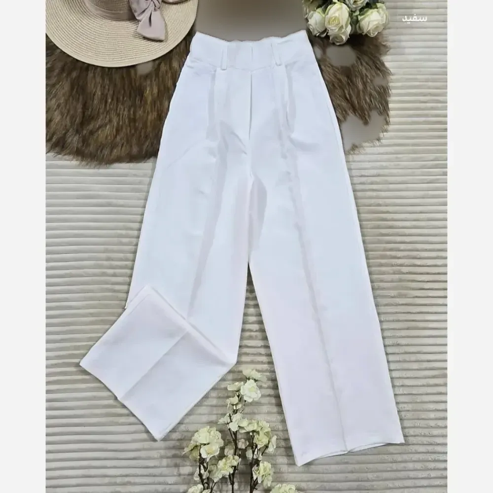 شلوار بگ مازراتی زنانه جنس درجه یک و گرم بالا در شش رنگ و سایز L تا 3XL