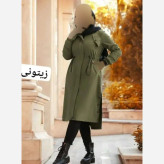 بارونی بلند میکرو زنانه فری سایز 36 تا 46 در رنگبندی متنوع