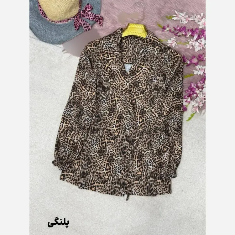 شومیز یقه انگلیسی شادی کرپ بوگاتی فری سایز 38 تا 46