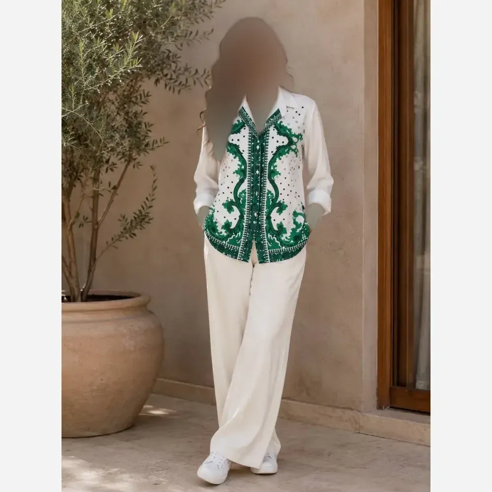 شومیز طرح دار الیزه زنانه درجه یک سایزبندی رنگارنگ
