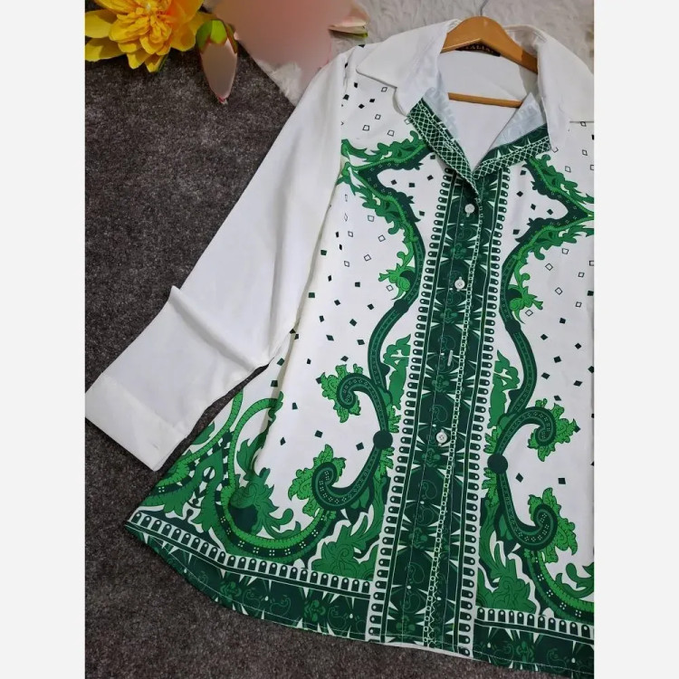 شومیز طرح دار الیزه زنانه درجه یک سایزبندی رنگارنگ