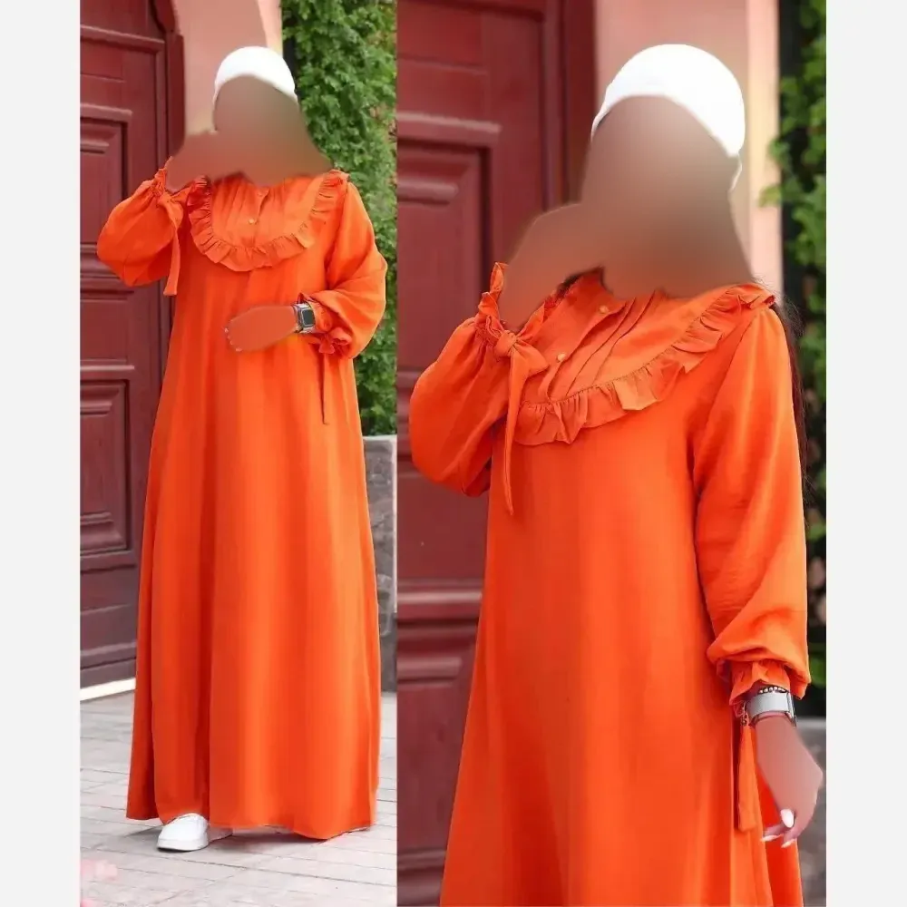 کفتان پرگل الیزه اعلا زنانه فری سایز 38 تا 46 قد 124 دور سینه 116