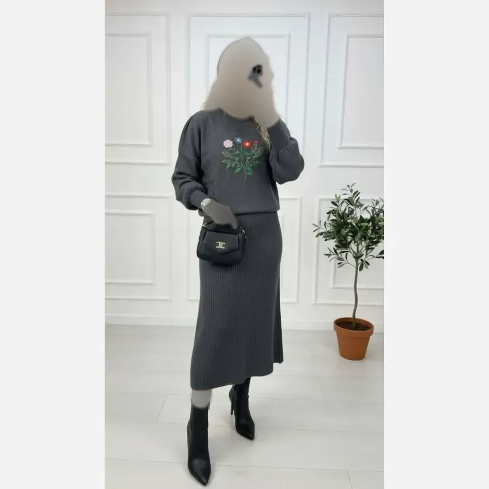 ست سارافون و بلوز بافت درجه یک فری سایز