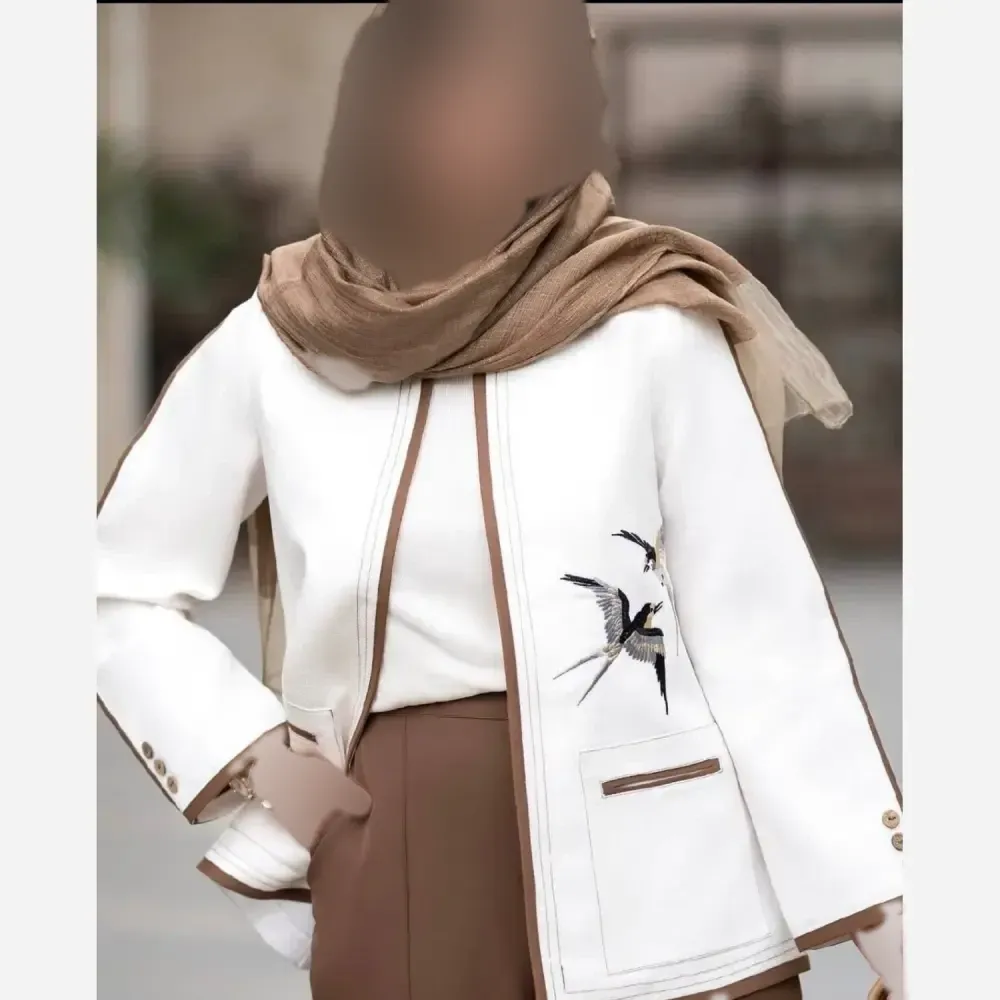کت شلوار مازراتی گلدوزی شده پرستو