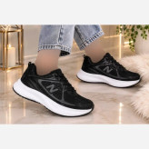 کتونی زنانه سارا رنگ مشکی زیره پلیمر سایز 37 تا 40