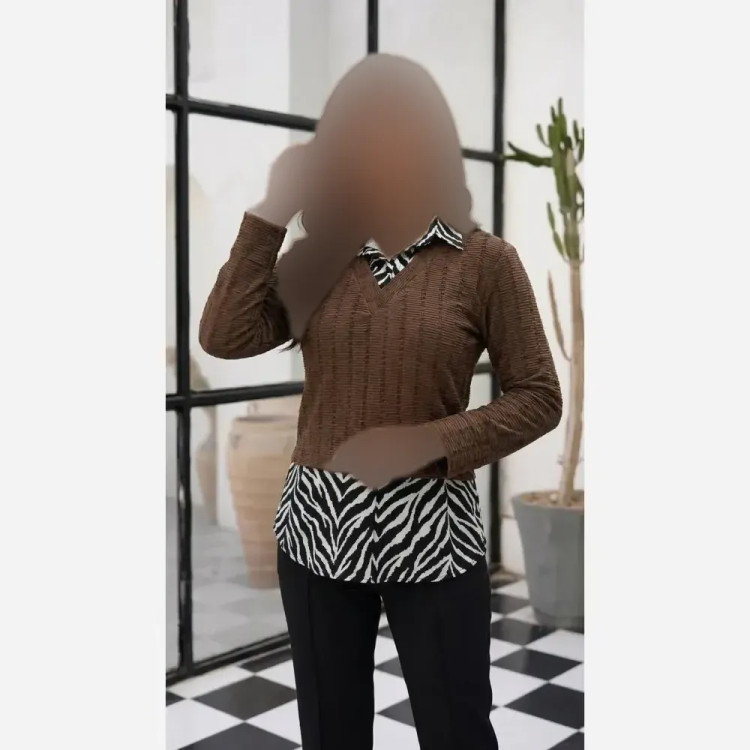 تونیک زنانه ترکیبی الیزه و السا مدل شبنم