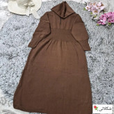 کفتان بافت اکریلیک کلاهدار بلند سایز 38 تا 50