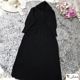 کفتان بافت اکریلیک کلاهدار بلند سایز 38 تا 50