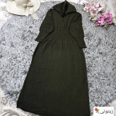 کفتان بافت اکریلیک کلاهدار بلند سایز 38 تا 50