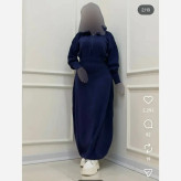 کفتان بافت اکریلیک کلاهدار بلند سایز 38 تا 50