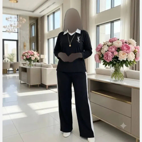 ست کژوال زنانه سناتور جنس گلکسی نخ پنبه سایز فری 38 تا 48
