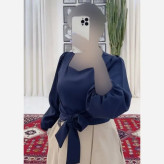 پیراهن زنانه نازگل جنس مازراتی نخ توئیست سایز 38 تا 46 رنگ زرشکی و سورمه ای