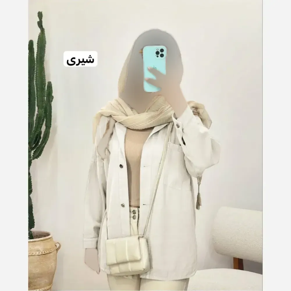مانتو کتان زنانه اسپرت شیک فری سایز