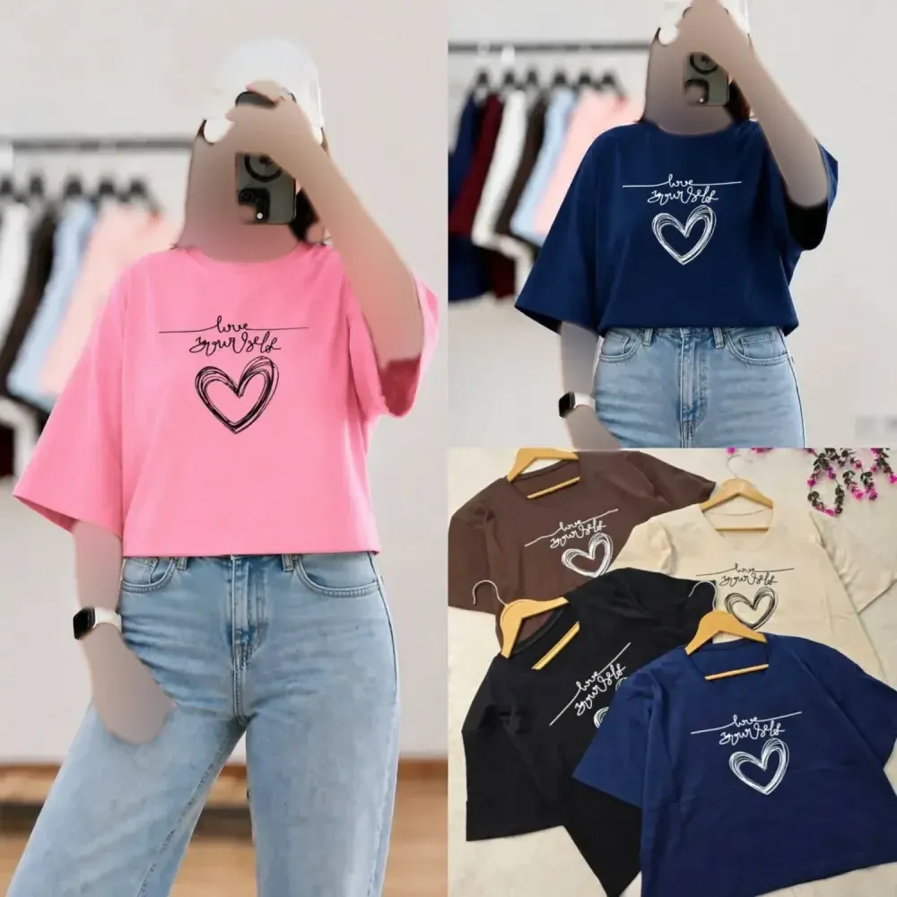 کراپ سوپر پنبه مدل ضربان فری سایز 36 تا 44