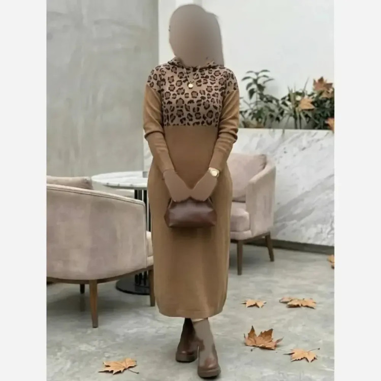 کفتان بافت زنانه مدل ژیوان فری سایز رنگ بندی متنوع