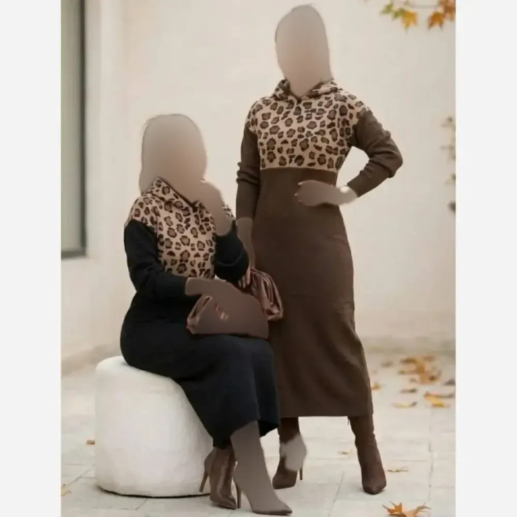 کفتان بافت زنانه مدل ژیوان فری سایز رنگ بندی متنوع
