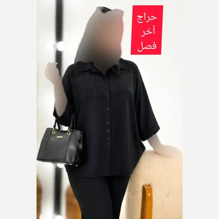 پانچ زنانه ماهروش جنس سوفیا رنگ مشکی فری سایز