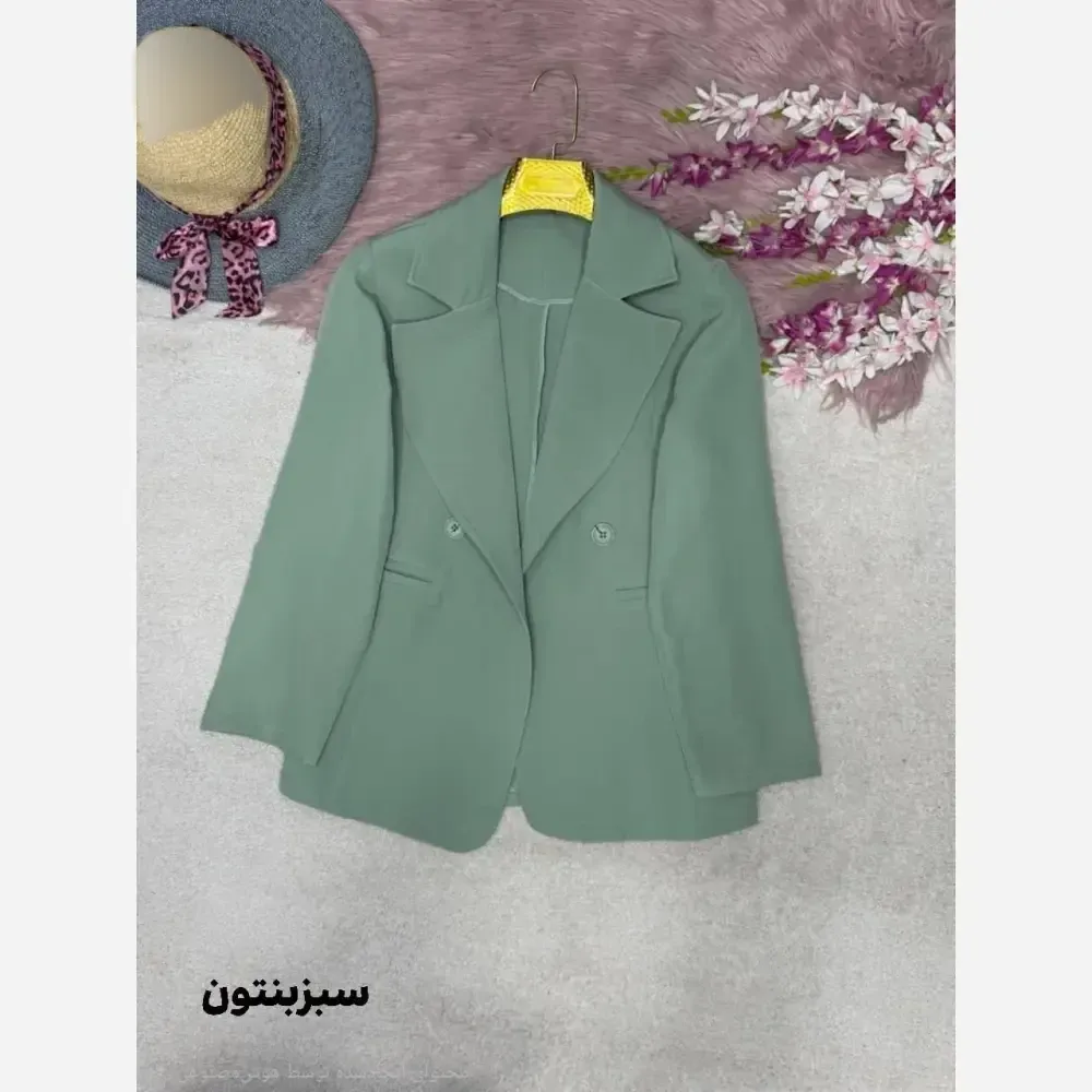 کت اسپرت زنانه نگار جنس کرپ مازراتی لایی کوبی شده
