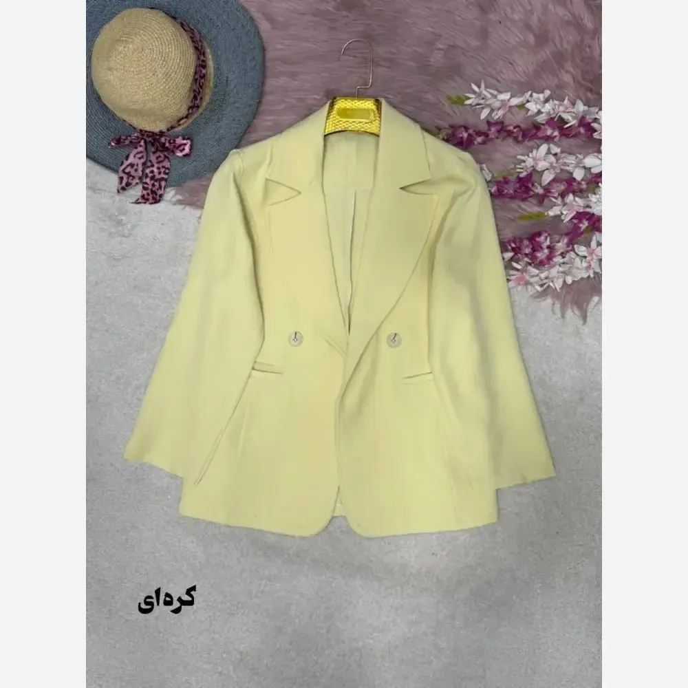 کت اسپرت زنانه نگار جنس کرپ مازراتی لایی کوبی شده