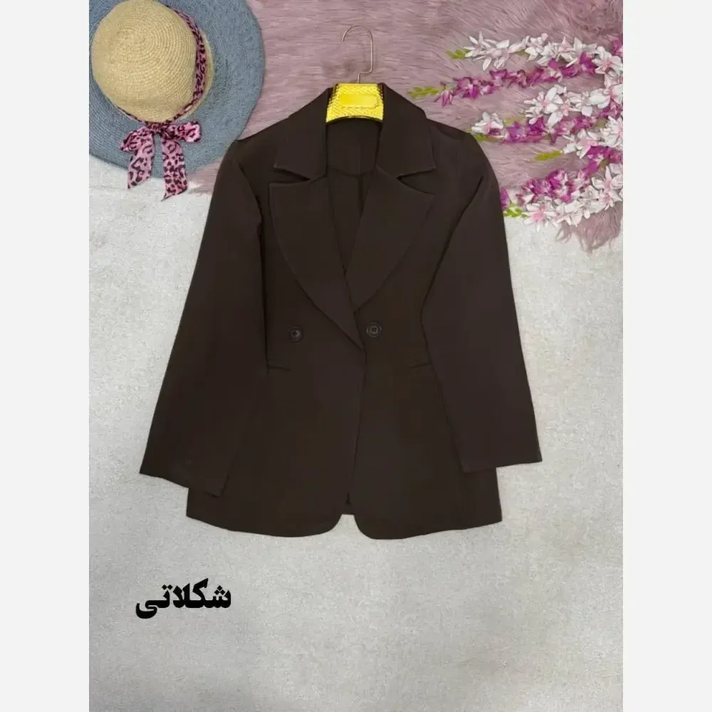 کت اسپرت زنانه نگار جنس کرپ مازراتی لایی کوبی شده