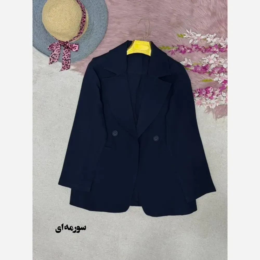 کت اسپرت زنانه نگار جنس کرپ مازراتی لایی کوبی شده