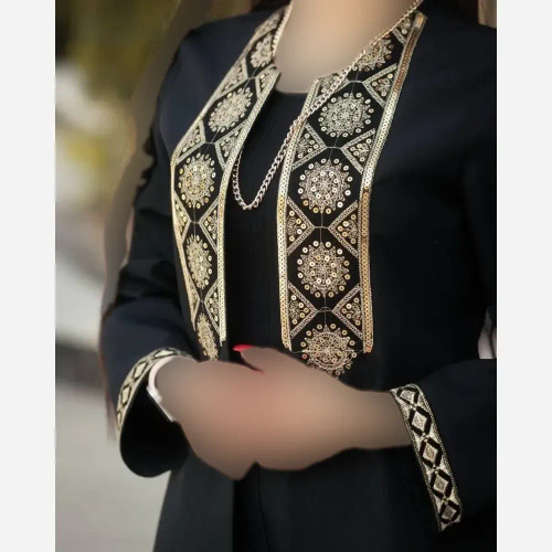 کت و شلوار زنانه رنگ مشکی جنس پرشین مکانیک سایز فری 38 تا 46